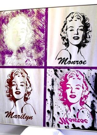 Картина за дзеркалом мерилін монро marilyn monroe andy warhol №33112 фото