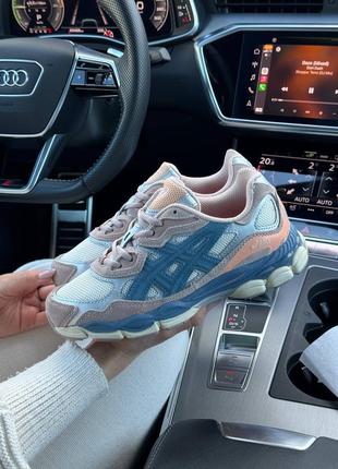 Кросовки asics gel - nyc “mauve blue”3 фото