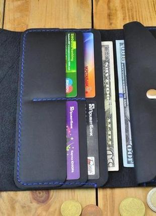 Стильний шкіряний гаманець у який поміститься все необхідне2 фото