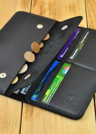 Большое портмоне на застежке из кармана на застежке – конвертом3 фото