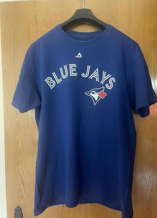 Футболка mlb majestic toronto blue jays