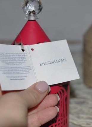 Новий фірмовий декоративний металевий ліхтар з птахами в клітці english home5 фото