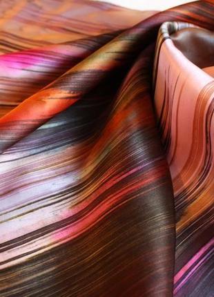 Абстрактный шелковый платок, батик платок, шелковые платки7 фото