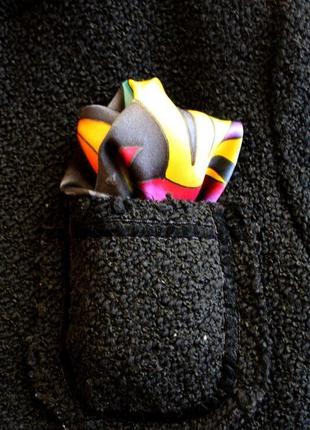 Шелковый карманный платок со стрелицией, райская птица на шелке, карманный аксессуар4 фото