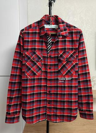 Фланелева сорочка off-white quote flannel shirt
оригінал5 фото