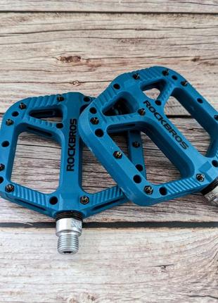 Педали для велосипеда <unk> rockbros с промподшипником <unk> педали mtb bmx <unk> синие