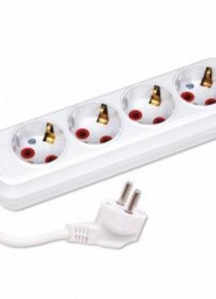 Удлинитель 16a 4 гнезда 5 метра с заземлением horoz electric