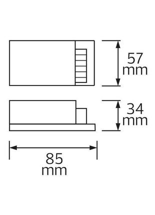 Драйвер для led ленты 12v 3а 36w vega-36 horoz electric