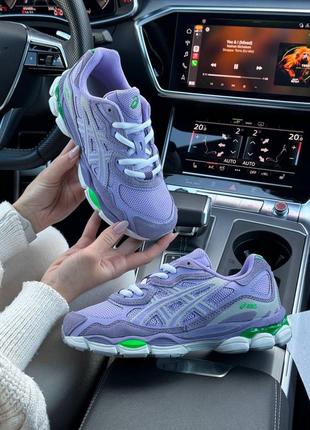🔥жіночі кросівки asics gel - nyc purple1 фото