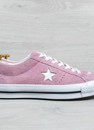 Замшевые розовые кеды converse all star chuck taylor оригинал, размер 42.51 фото