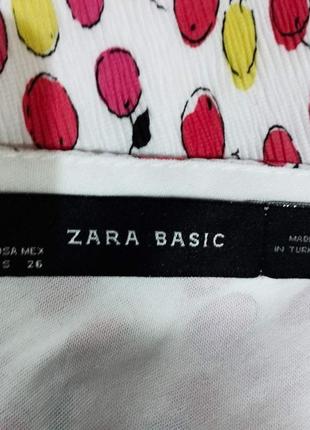 Эффектное летнее платье в яркий принт испанского бренда zara, бур-во туречня7 фото