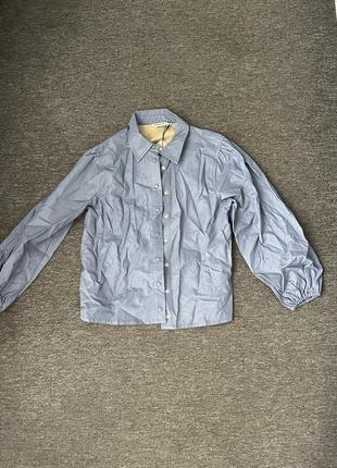 Кожаная рубашка куртка stradivarius