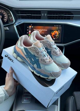 🔥женские кроссовки asics gel - nyc “mauve blue”6 фото