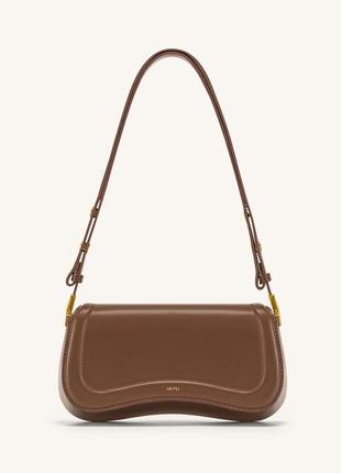 Jw pei joy shoulder brown сумка2 фото