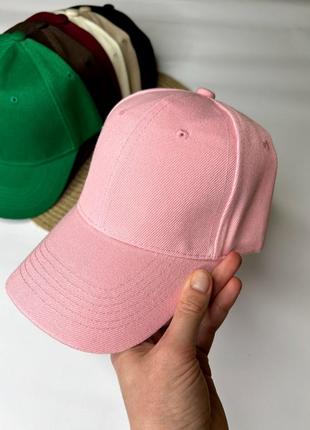 Кепка бейсболка женская белая мужская стильная качественная базовая унисекс1 фото