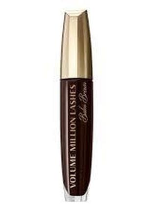 Тушь-бальзам для ресниц l'oreal paris volume million lashes balm brown, 8.9 мл