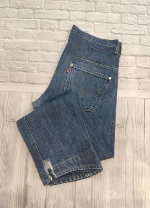 Джинсы свободные ,трубы,высокая посадка levi's 34/321 фото