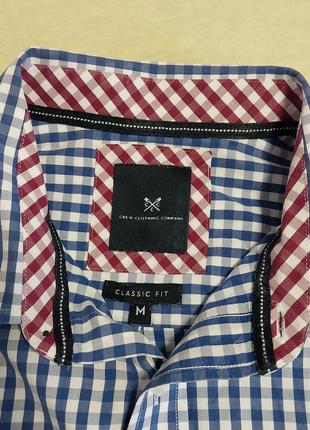 Качественная стильная брендовая рубашка crew clothing company