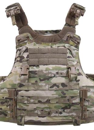 Плитоноска warrior assault systems quad release carrier  (multicam) (р.l) з підсумками ак 7,62 (3 зд)3 фото