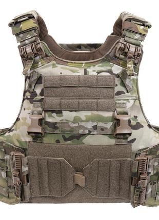 Плитоноска warrior assault systems quad release carrier  (multicam) (р.l) з підсумками ак 7,62 (3 зд)5 фото