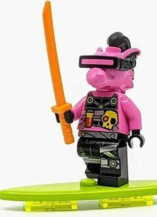 Мініфігурка колекційна lego ninjago 892068 richie minifig with surf board мініфігурка річі на серфінговій дошці лего ніндзяго