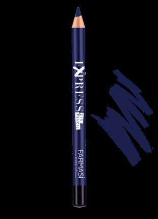Олівець для очей express eye pencil 08 темний сапфір make up farmasi1 фото