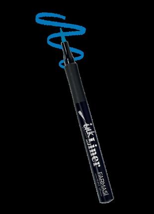Підводка-фломастер inkliner 04 блакитна make up farmasi1 фото