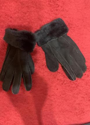 Перчатки,рукавички замша1 фото