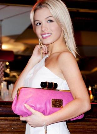 Claudia canova сумка сумочка клатч пельмень яркая оригинал лакированная кожа новая 2yk 200...