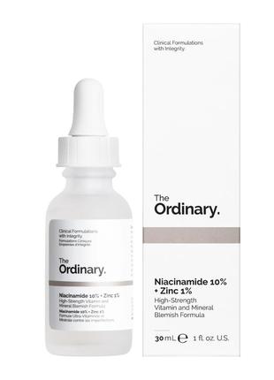 The ordinary
niacinamide 10% + zinc 1%
осветляющая сыворотка для лица1 фото