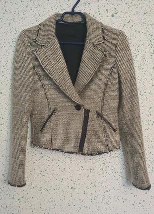 Шерстяной пиджак set, р. s-m, на рост 165-170 см