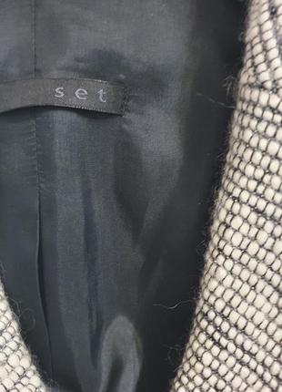Шерстяной пиджак set, р. s-m, на рост 165-170 см4 фото