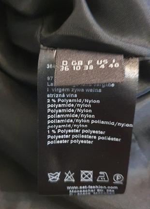 Шерстяной пиджак set, р. s-m, на рост 165-170 см5 фото