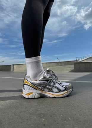 Женские кроссовки asics gelизнан-2160 silver качество высокое, удобные в носке легкие и повседневные кроссовки8 фото