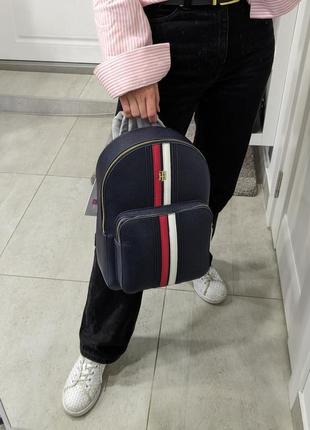 Рюкзак брендовий tommy hilfiger emblem backpack оригінал5 фото