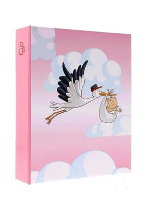 Фотоальбом gedeon stork на 200 фото 10x15 см pink