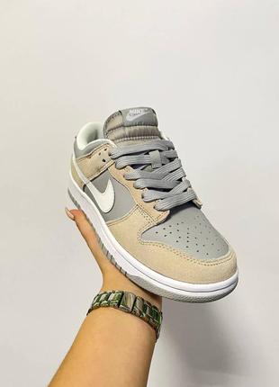 Кроссовки nike dunk wolf grey4 фото