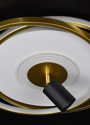 Люстра потолочная led с пультом 26851 золото 15х42х49 см.1 фото