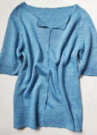 Льняная женская блузка4 фото