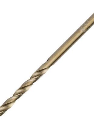 Сверло кобальтовое по металлу 3.5 мм hss-co, din 338 intertool sd-5435