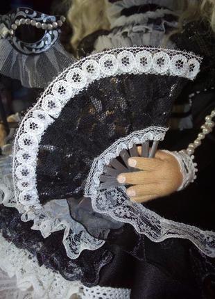 Интерьерная кукла "венецианский карнавал"4 фото