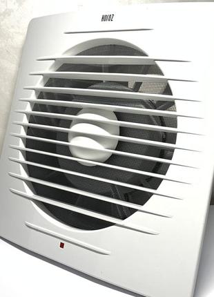 Вентилятор витяжний настінний 20см 40w білий horoz туреччина