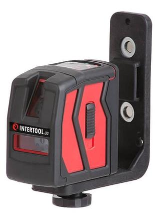 Рівень лазерний міні, 2 лазерні головки intertool mt-3050
