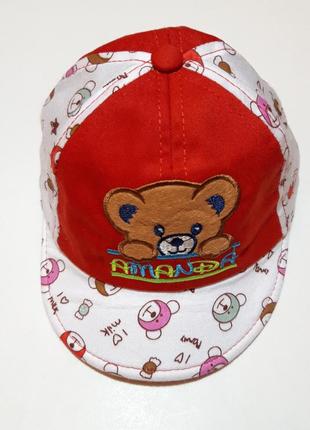 Кепка дитяча котонова на липучці