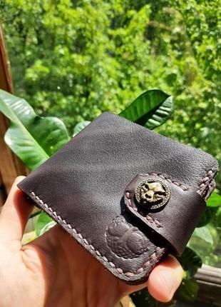 Гаманець шкіряний шоколад