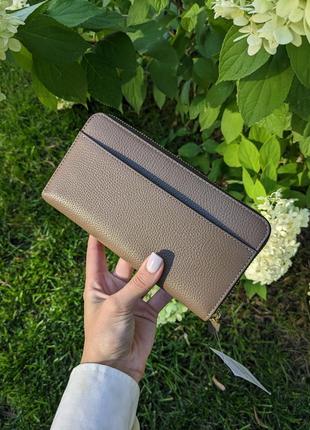 Кошелек брендовый coach large wallet кожа оригинал на подарок2 фото