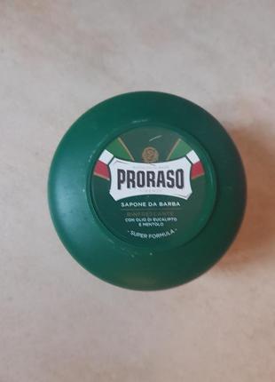 Освіжаюче мило для гоління proraso з олією евкаліпта та ментолом 150 мл