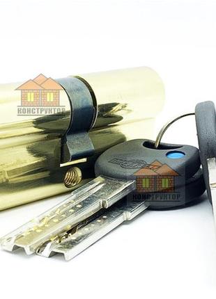 Цилиндр imperial латунь c-70mm 35/35мм. цвет полированная латунь