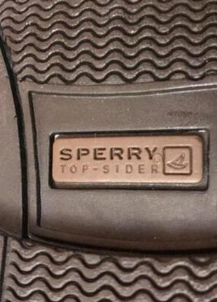 Шкіряні туфельки sperry top sider6 фото