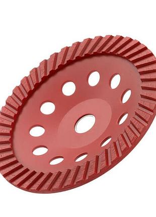 Фреза торцевая шлифовальная алмазная turbo 180x22.2 мм intertool ct-6280